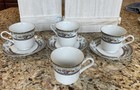 Vintage Mikasa Fine China Cambridge Floral Tea Cups and Saucers - Set L9015 — photo 1