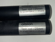 Pair of Omron 25mm Test Rods for F3SN-A Safety Light Curtain Series - Used