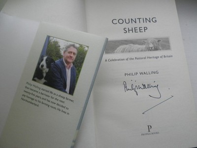 PHILIP WALLING  *SIGNED* COUNTING SHEEP  ,H/B.PASTORAL HERITAGE OF BRITAIN.