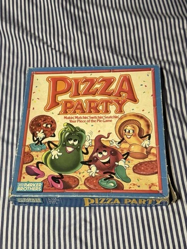 Vintage 1987 Pizza Party Board Game Parker Brothers - Only Missing Instructions