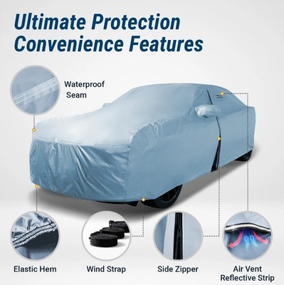 #ad #ad 100% Waterproof All Weather For HONDA CIVIC 100% Custom Car Cover $250.00