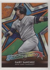 2018 Topps Chrome Future Stars Orange Refractor 14/25 Gary Sanchez #FS-3 s3g