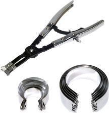 Bikeservice Engine Piston Ring Expander Pliers Metric Ratcheting Lock Bs3039