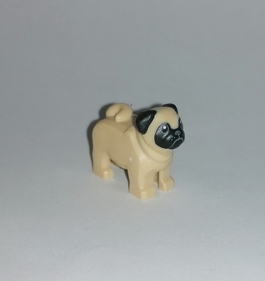 LEGO City - Mops - Figur Minifigur Wuffi Pug Dog Hund Tier Animal 60506