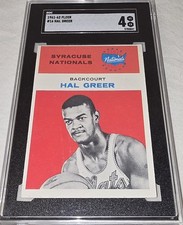 1961-62 Fleer Hal Greer Rookie SGC 4 RC