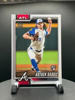 2026 Topps Series 2 Baseball #410 Hayden Harris, Atlanta Braves RC