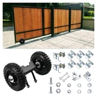 Rolling Gate Hardware Kit for Chain Link Sliding Gates, Complete Galvanized