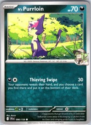N's Purrloin 096/159 Common Journey Together Pokemon TCG