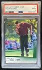 2001 Upper Deck Tiger Woods Rookie RC #1 PSA 9