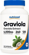 Nutricost Graviola Extract 4,000mg Equivalent 240 Capsules - Soursop