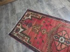 Authentic Vintage Turkish Rug,Geometric Adana Turkish Rug 2.5x11.5 Ft — photo 8