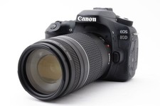 With / Digital SLR Camera Canon EOS 80D / Telephoto Lens Set Canon EF 75-300mm