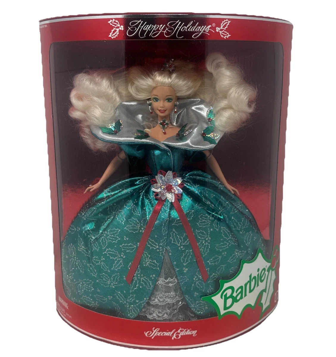 Holiday Barbie 1995 Year Manufactured Barbie Dolls & Doll Playsets