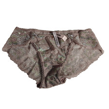 Victoria's Secret Body By Victoria Hiphugger Hipster Panties Pink Lace Floral L