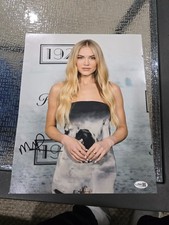 MICHELLE RANDOLPH SIGNED 11X14 LANDMAN PHOTO AINSLEY NORRIS AUTO jsa COA