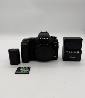 Canon EOS 5D Mark II DSLR Camera Body - Excellent, Charger, Battery, CF, Low Use
