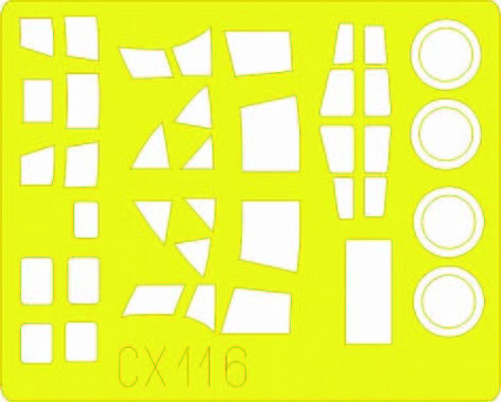Eduard Accessories Cx116 - 1:72 Pv-1 Ventura - Masking Film - New