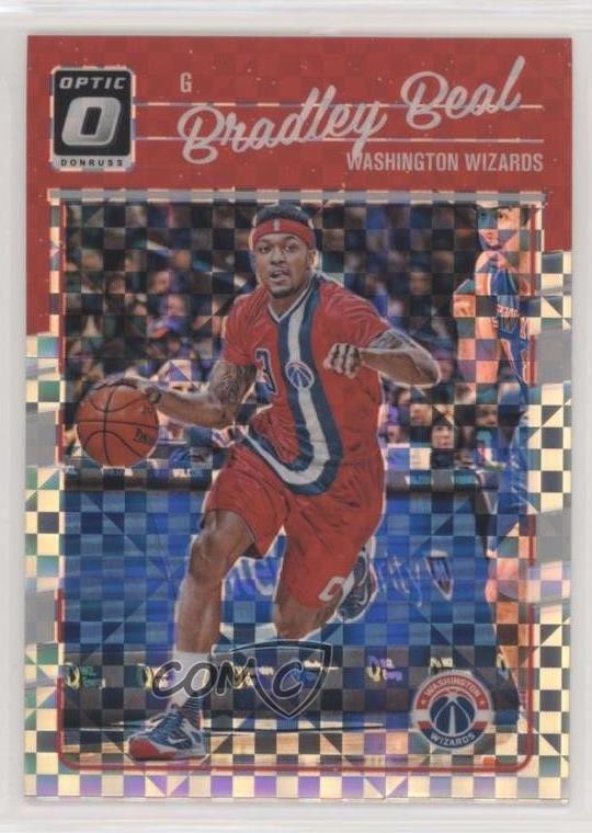 2016-17 Panini Donruss Optic Checkerboard Prizm Bradley Beal #143 5ir