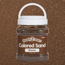 READY 2 LEARN Colored Play Sand Brown 2.2 lbs