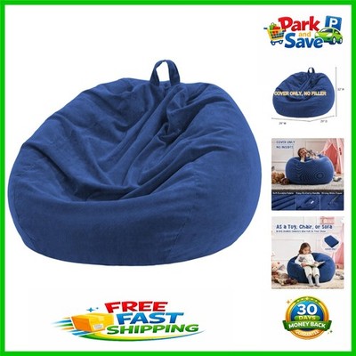 Machine Washable Bean Bag Cover for Toys & Seating - Kids & Adults Friendly