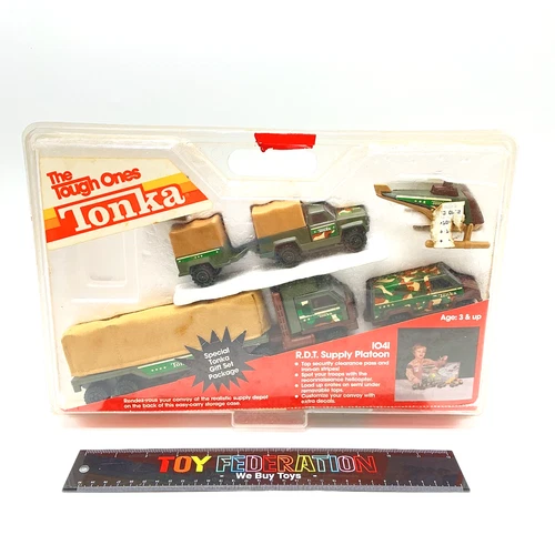 Vtg Tonka 1041 R.D.T SUPPLY PLATOON Gift Set