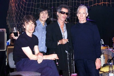 Mick Jagger Ronnie Wood Keith Richards Charlie Watts of The Rollin- Old Photo 1
