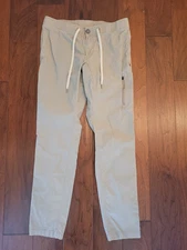 Vuori Ripstop Pants in Beige V412, Men's Size Medium
