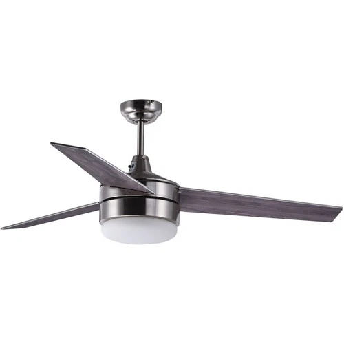Maxim Lighting 89909FTSNBK Trio Indoor Ceiling Fan Satin Nickel/Black - Picture 1 of 4