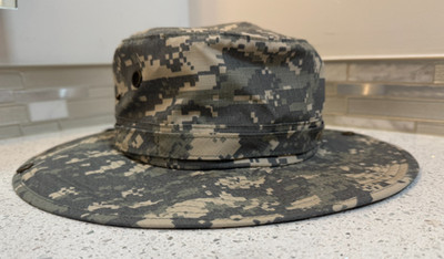 ACU DIGITAL CAMOUFLAGE BOONIE HAT BY WESTEND SIZE M NEW WITH TAGS