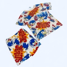 Vtg 1994 Kids Sonic The Hedgehog Shirt And Shorts Set Size 10 RARE