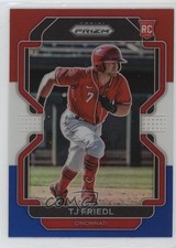 2022 Panini Prizm Tier II Red White & Blue Prizm TJ Friedl #200 19yg