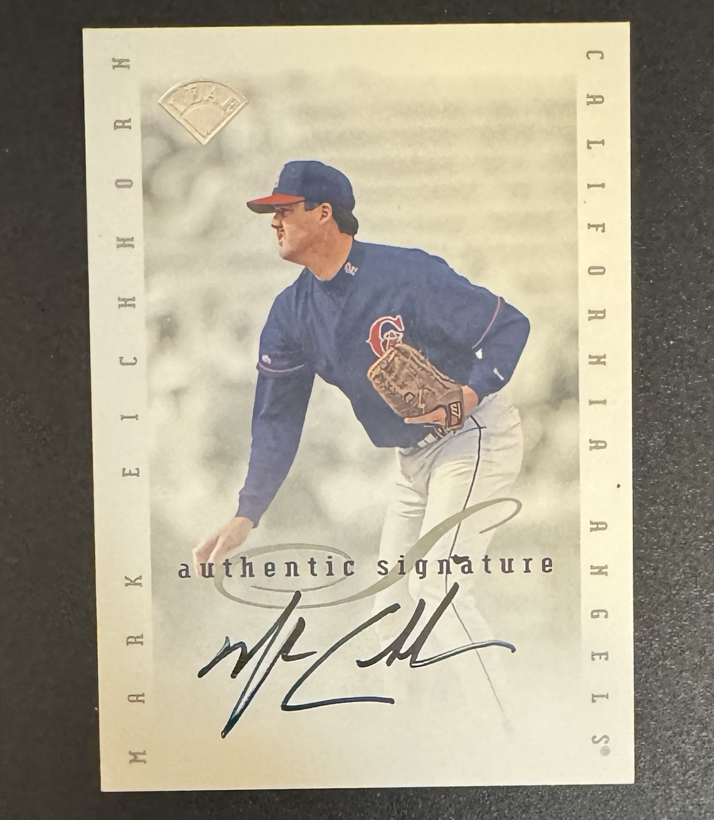 Mark Eichhorn 1996 Leaf Signature Series AUTO - California Angels