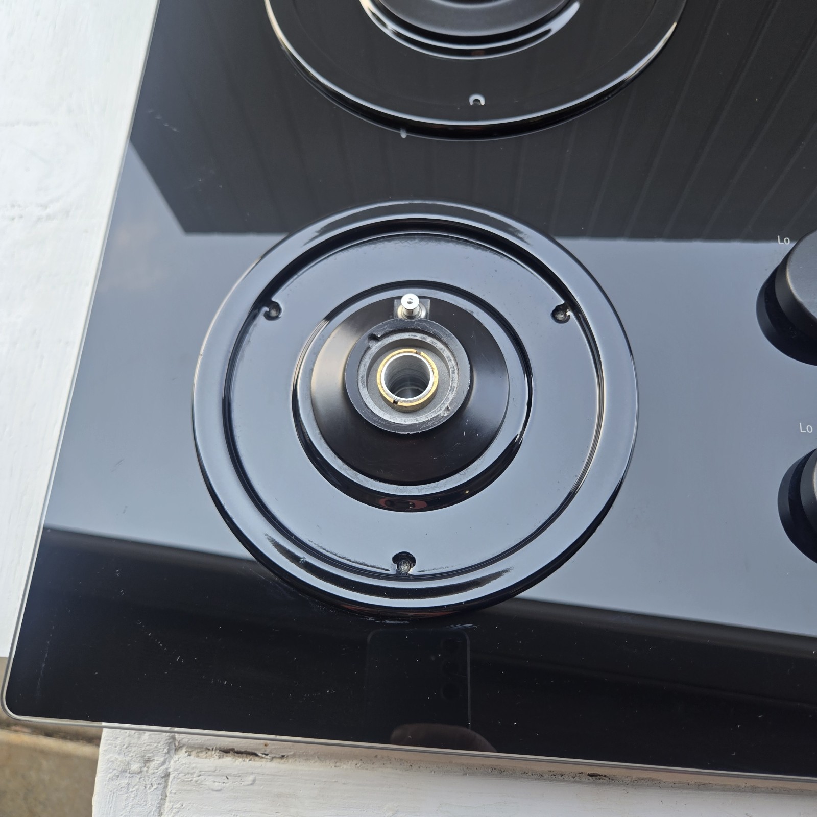 JENN-AIR Black Gas Cook Top CCG4573 Modern Glass 4-Burner  Clean S1