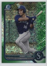 2022 Bowman Chrome Prospects Green Mini-Diamond Refractor 41/99 Harry Ford 1g5d