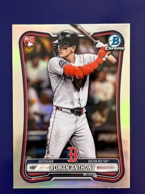 Roman Anthony 2026 Bowman Chrome (RC,SSP) Red Label Chrome Refractor #18 RedSox