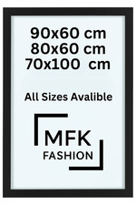 Premium Matt Black Poster Frame | 70x100 80x60 90x60 cm | Large Picture Frame
