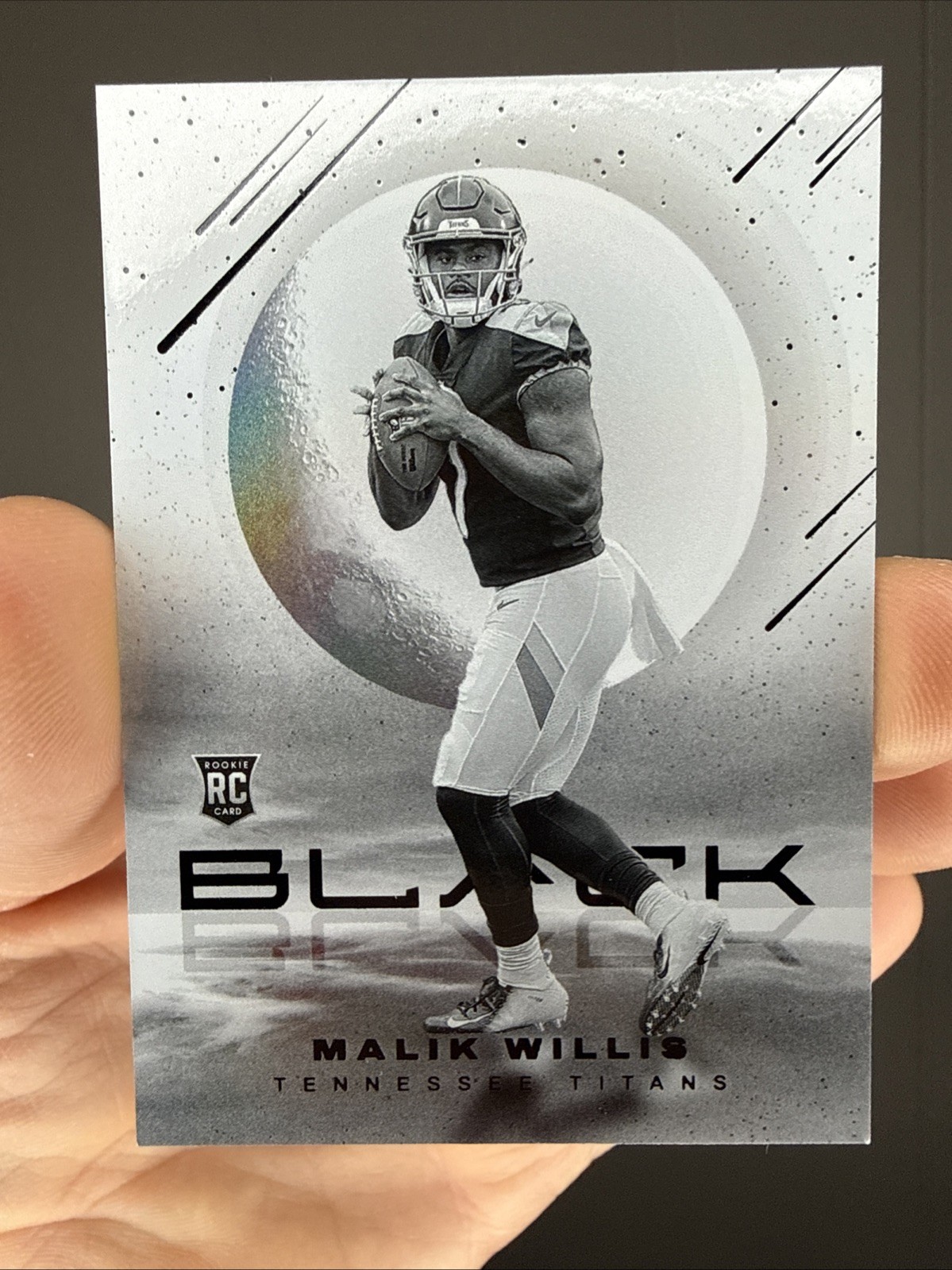 2022 Panini Black Malik Willis White Night RC Rookie SSP #WN-22