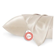 Satin Pillowcase Pack Similar to Silk Pillow Standard 20" x 26" 2 05 - Beige