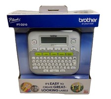 Brother P-Touch PT-D210 Compact Label Maker White