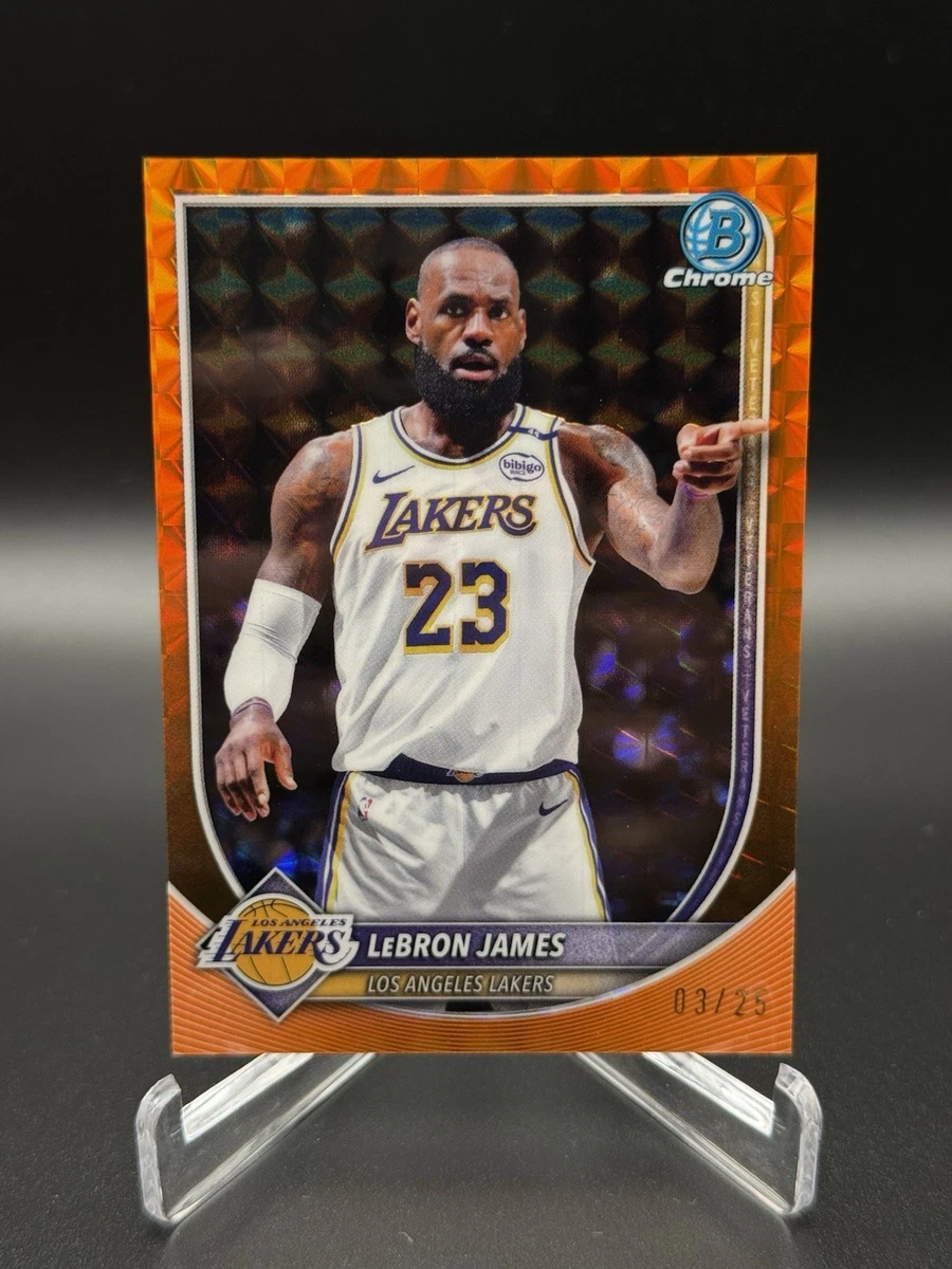 Bowman LeBron James Basketball Sports Trading Card Singles for