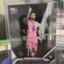Topps Now Lionel Messi #4-6 2024 MLS Inter Miami CF Base Set Soccer Card