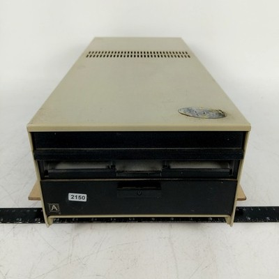 Morrow Design External Floppy Disk Drive For Parts Untested Powers On