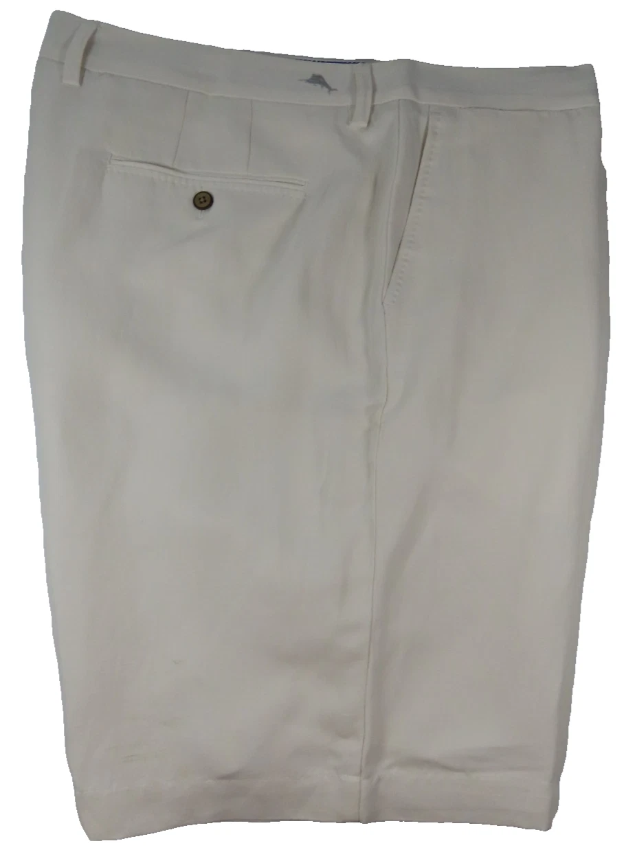 Tommy Bahama Monterey Marlin Shorts Mens Silk Linen Solid Beige Size 42 NWT NEW