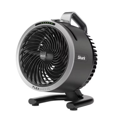 Shark FlexBreeze HydroGo Ventilator Tragbarer Nebelventilator Anthrazit NEU