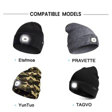 5FT Charger Cable for Etsfmoa LED Beanie Hat ...