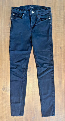 Women's Hudson USA Brand Skinny Black Denim Jeans EIN# 20-3082491 size 26