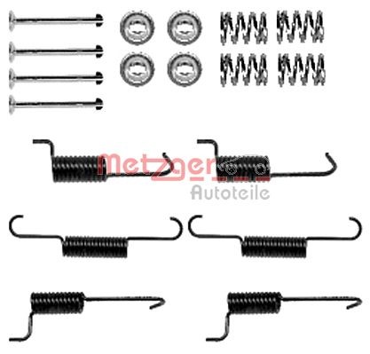 Rear METZGER 105-0823 Accessory Kit, parking brake shoes for HYUNDAI,KIA