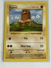 Diglett Digda Shadowless Vintage Pokemon Card English 1999 Base Set Excellent