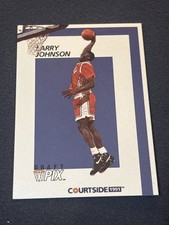 1991 Courtside Draft Pix Larry Johnson RC Rookie Basketball Card #31