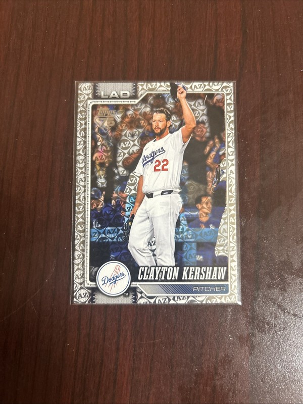 Topps 2026 Series 1 Clayton Kershaw #22 LA Dodgers Spring Training Variant 